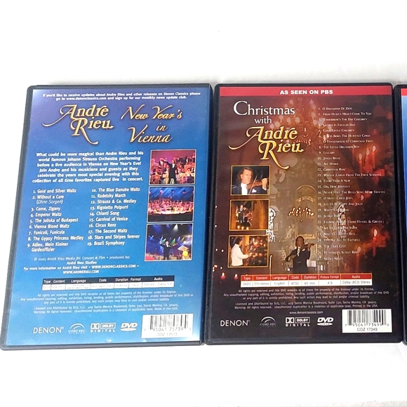 Andre Rieu The Ultimate Holiday Collection 3 DVD Set - Picture 5 of 9